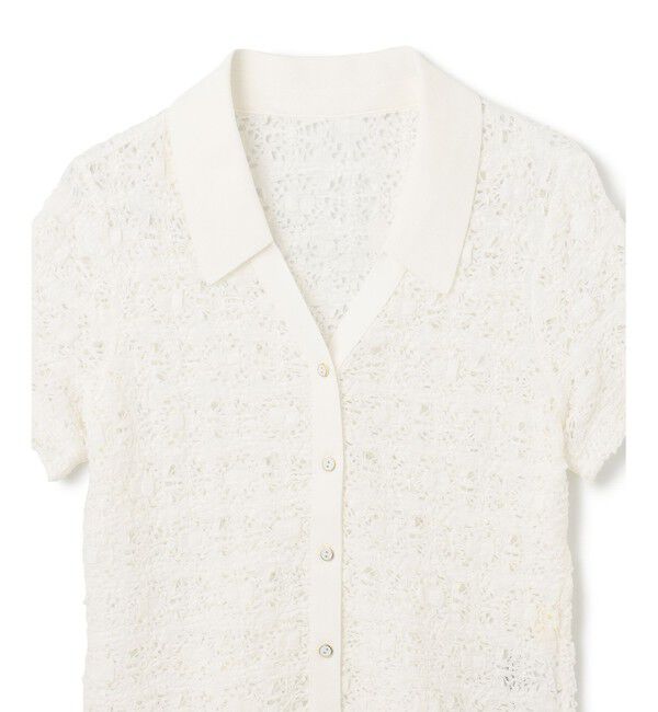 GRACE CONTINENTAL「レースカットスキッパートップ」|シャツ・ブラウス|