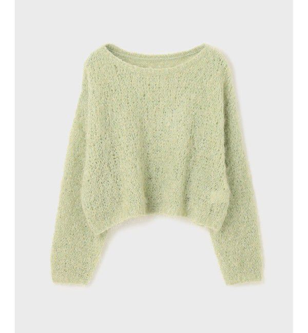  「フィルムヤーンニットトップ」|ニット・セーター|