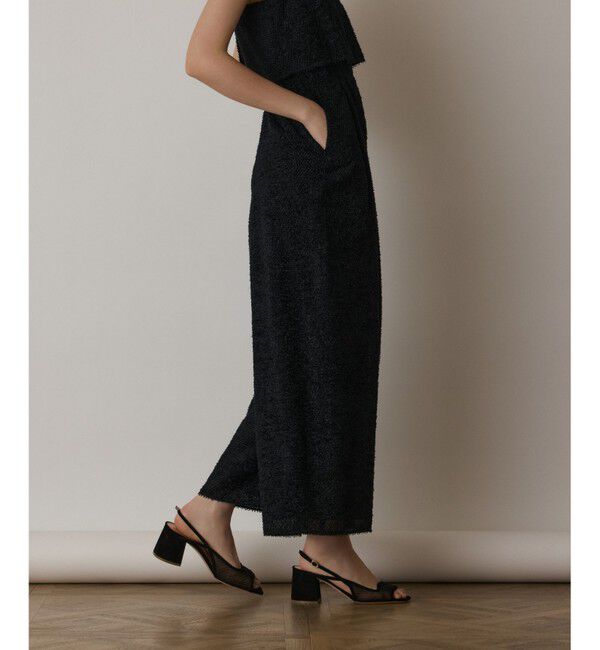  「カットジャガードサロペット」|オールインワン|