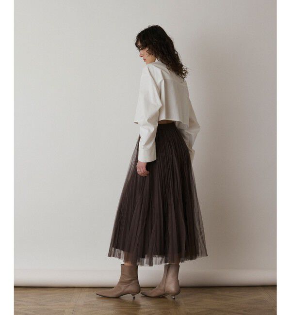  「チュールマチプリーツスカート」|スカート|