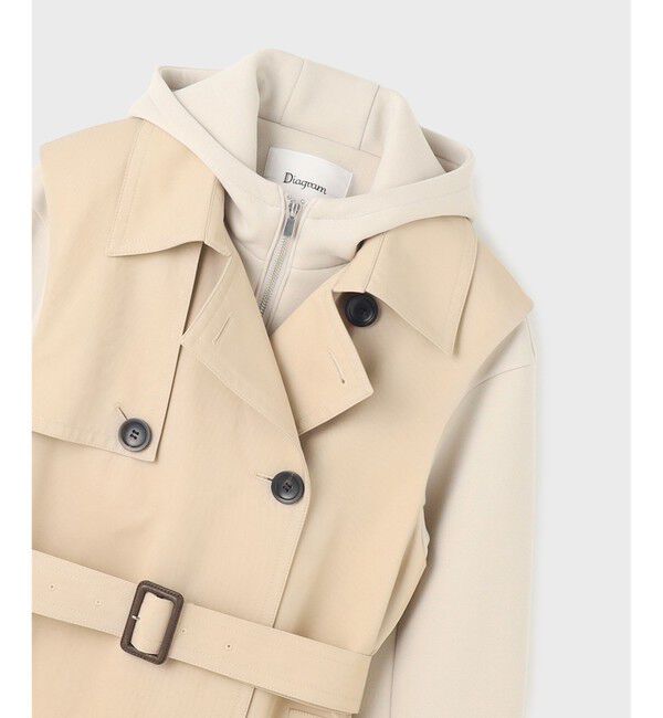 Diagram「パーカーコンビトレンチ」|トレンチコート|