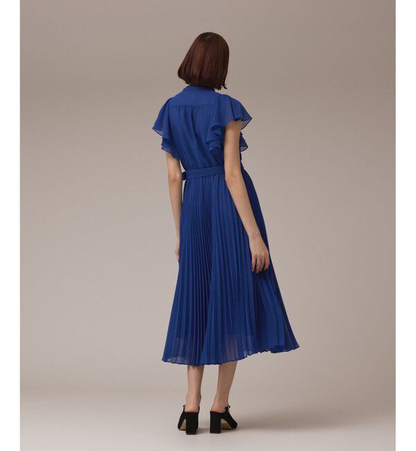 GRACE CONTINENTAL「ボウタイプリーツドレス」|ワンピース|