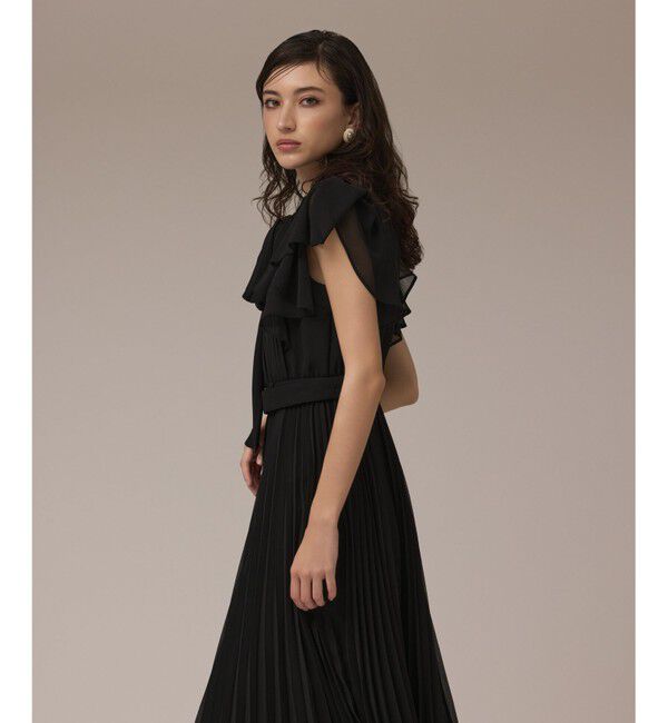 GRACE CONTINENTAL「ボウタイプリーツドレス」|ワンピース|