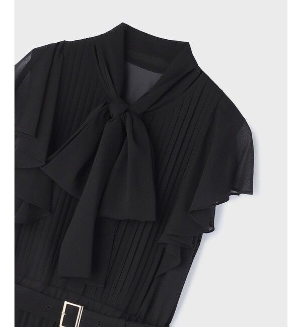 GRACE CONTINENTAL「ボウタイプリーツドレス」|ワンピース|