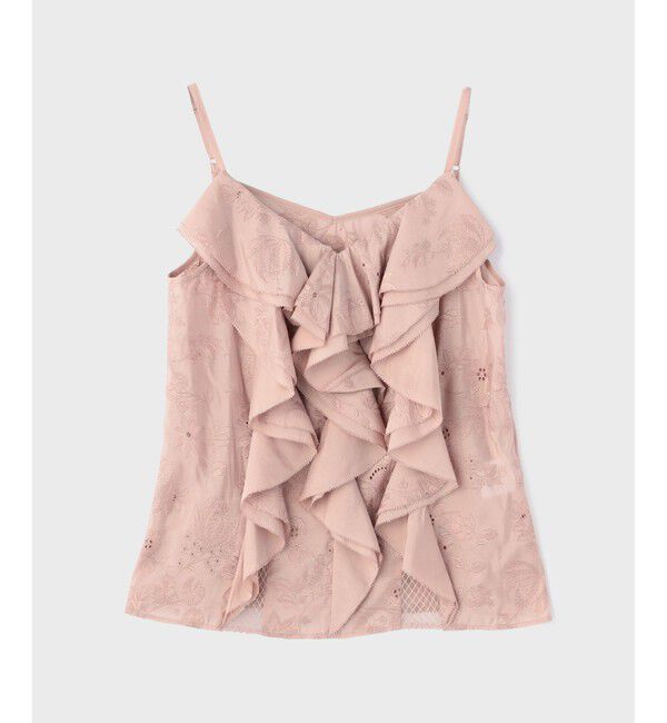 GRACE CONTINENTAL「エンブロイダリーキャミブラウス」|シャツ・ブラウス|