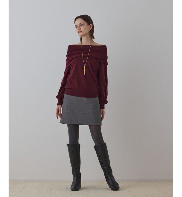 Diagram「ウールオフショルニットトップ」|ニット・セーター|