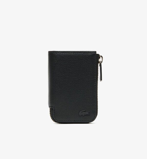 LACOSTE「デイリークロコ Lファスナースマートキーケース」|キーケース|ブラック