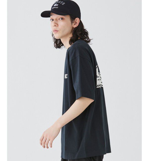 LACOSTE「【オンライン限定】LACOSTE オーバーサイズ バック プリント Tシャツ」|Tシャツ・カットソー|