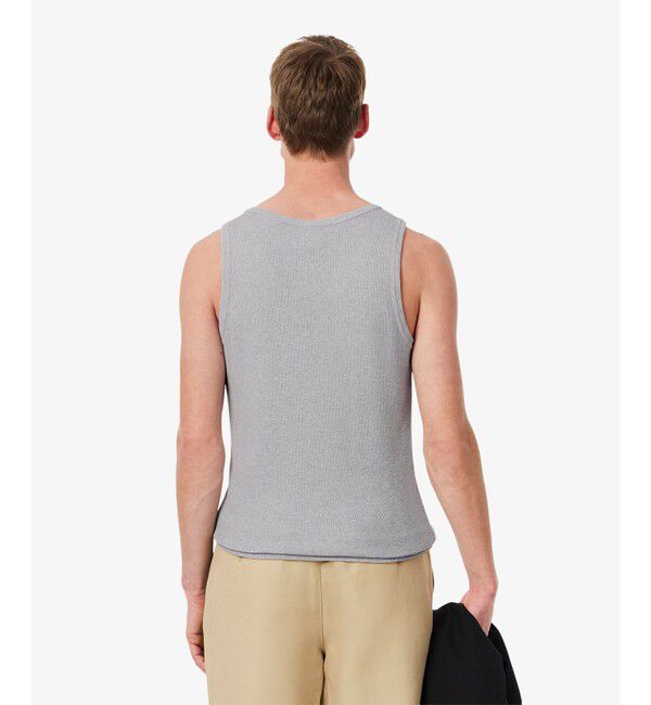 LACOSTE「コットンリブニットタンクトップ」|Tシャツ・カットソー|
