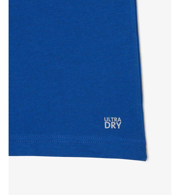 LACOSTE「フェイドエフェクトワニロゴバックプリントウルトラドライTシャツ」|Tシャツ・カットソー|