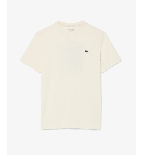 LACOSTE「フェイドエフェクトワニロゴバックプリントウルトラドライTシャツ」|Tシャツ・カットソー|