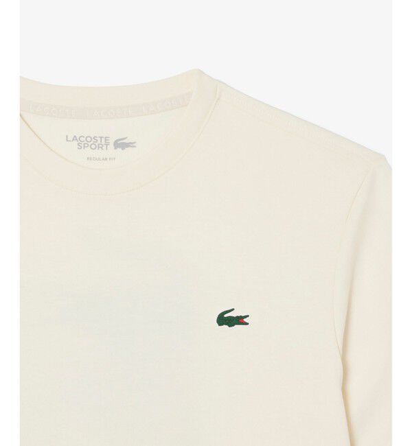 LACOSTE「フェイドエフェクトワニロゴバックプリントウルトラドライTシャツ」|Tシャツ・カットソー|