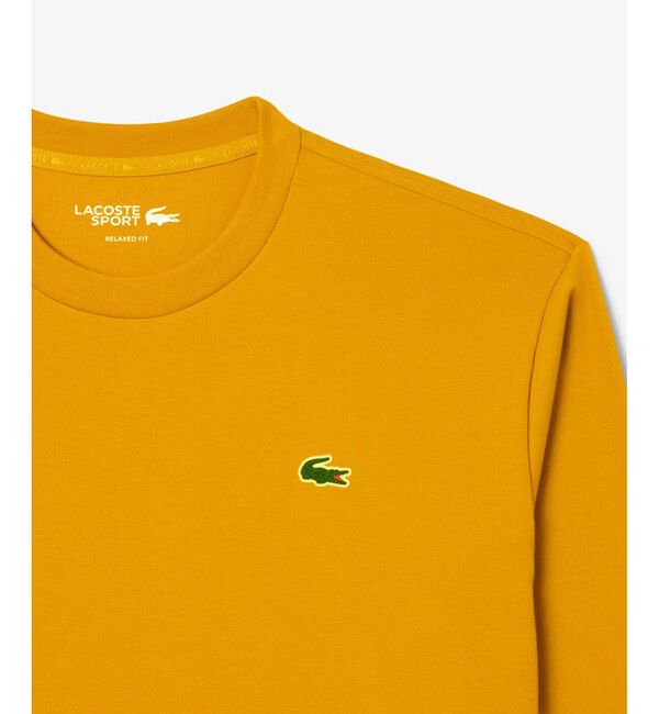 LACOSTE「ラコステゴルフバックプリントウルトラドライロングスリーブTシャツ」|Tシャツ・カットソー|