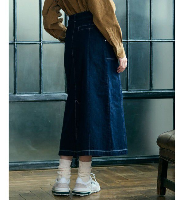 LACOSTE「ベイカーデニムスカート」|スカート|