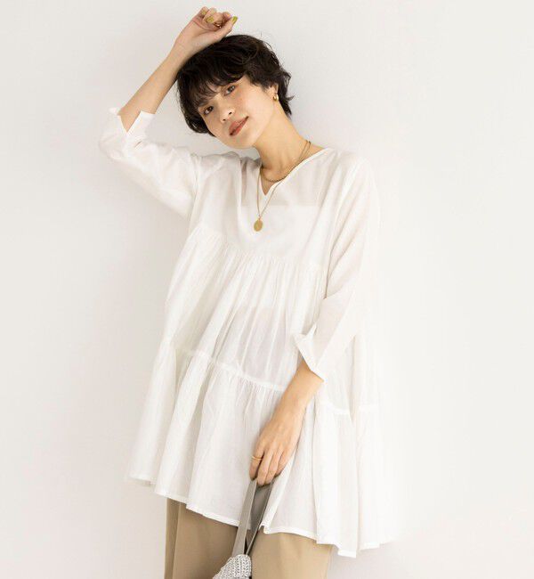 NOLLEY'S「ティアードチュニック」|シャツ・ブラウス|