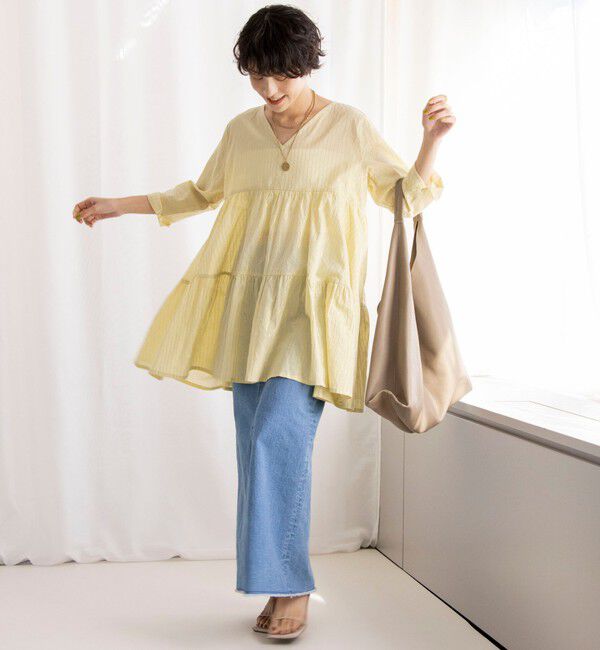 NOLLEY'S「ティアードチュニック」|シャツ・ブラウス|
