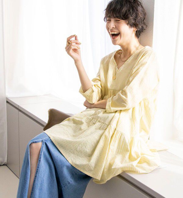 NOLLEY'S「ティアードチュニック」|シャツ・ブラウス|