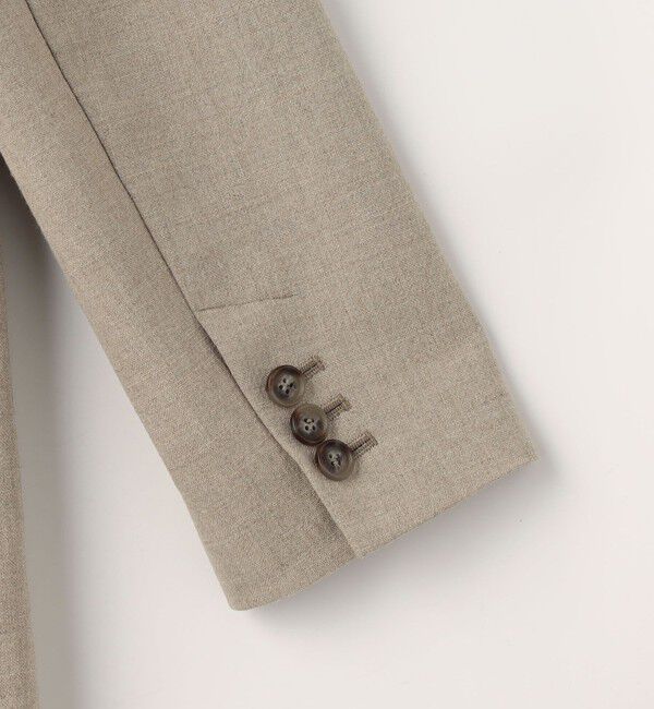 NOLLEY'S sophi「《セットアップ対応》ウォッシャブル麻調合繊シングルオーバージャケット」|テーラードジャケット|
