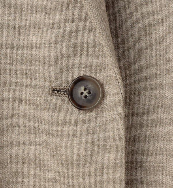 NOLLEY'S sophi「《セットアップ対応》ウォッシャブル麻調合繊シングルオーバージャケット」|テーラードジャケット|