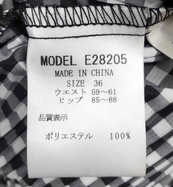 NOLLEY'S「変形プリーツチェックスカート」|スカート|