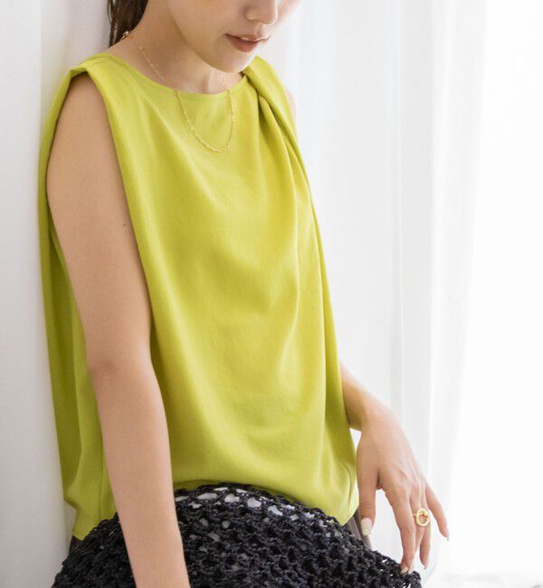 NOLLEY'S「ライトジョーゼットねじりブラウス」|シャツ・ブラウス|