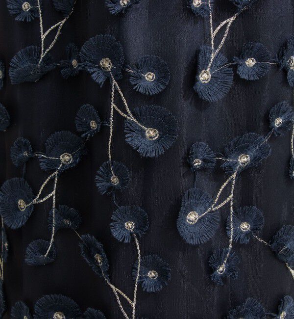 NOLLEY'S「《セットアップ対応》ウォッシャブルチュール刺繍タイトスカート」|タイト|