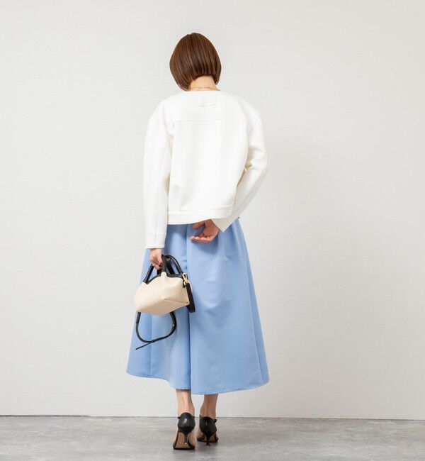 NOLLEY'S「ウォッシャブルエアボールクルーネックブルゾン」|ブルゾン・スタジャン|