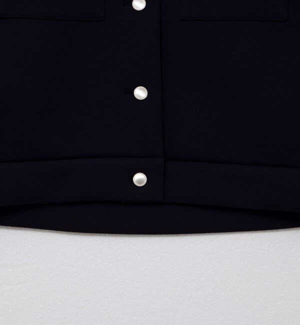 NOLLEY'S「ウォッシャブルエアボールクルーネックブルゾン」|ブルゾン・スタジャン|