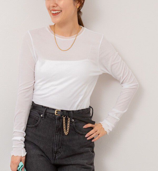 NOLLEY'S「シアーフライスロンT」|Tシャツ・カットソー|