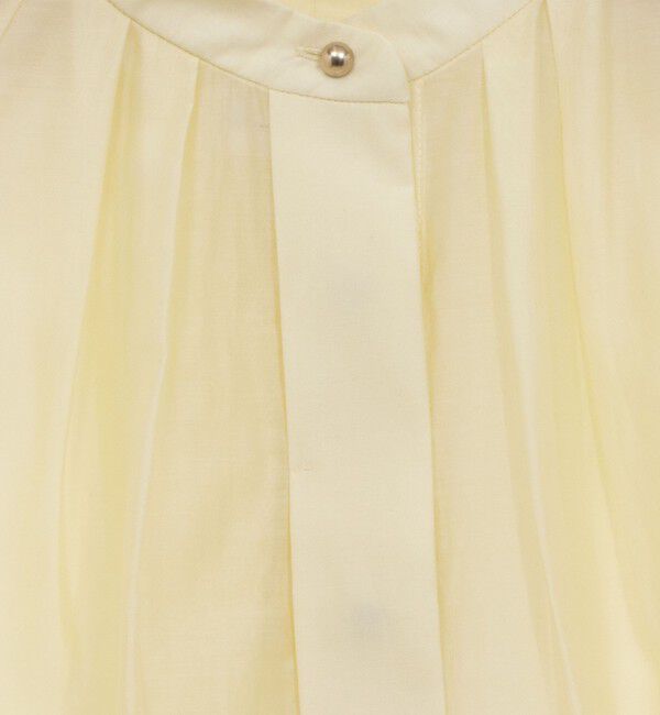 NOLLEY'S「バンドカラーシアーブラウス」|シャツ・ブラウス|