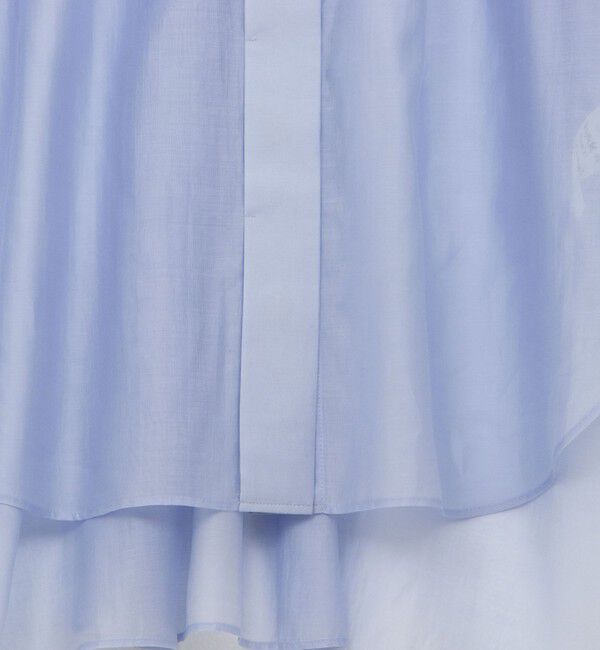 NOLLEY'S「バンドカラーシアーブラウス」|シャツ・ブラウス|