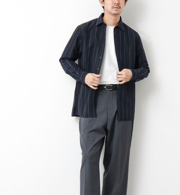 NOLLEY'S goodman「キュプラリネン レギュラーカラーシャツ 25SS」|シャツ・ブラウス|