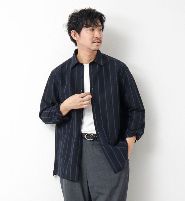 NOLLEY'S goodman「キュプラリネン レギュラーカラーシャツ 25SS」|シャツ・ブラウス|