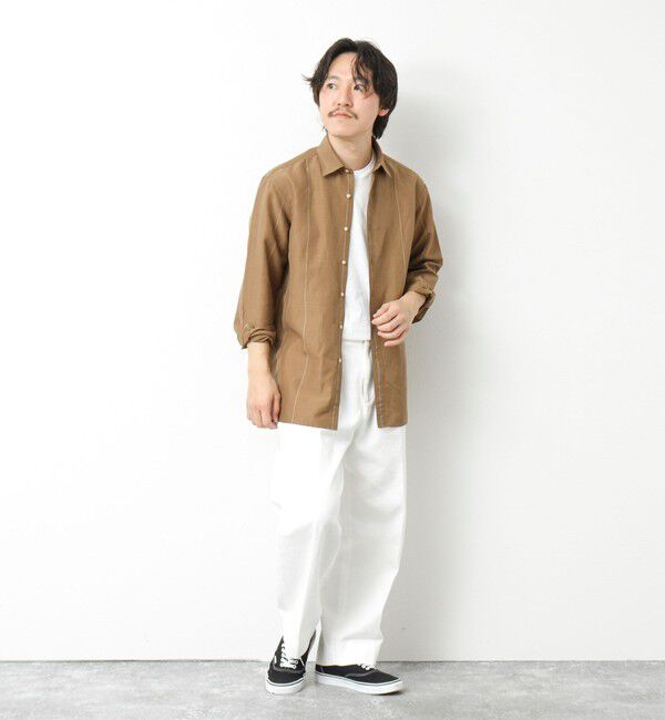 NOLLEY'S goodman「キュプラリネン レギュラーカラーシャツ 25SS」|シャツ・ブラウス|