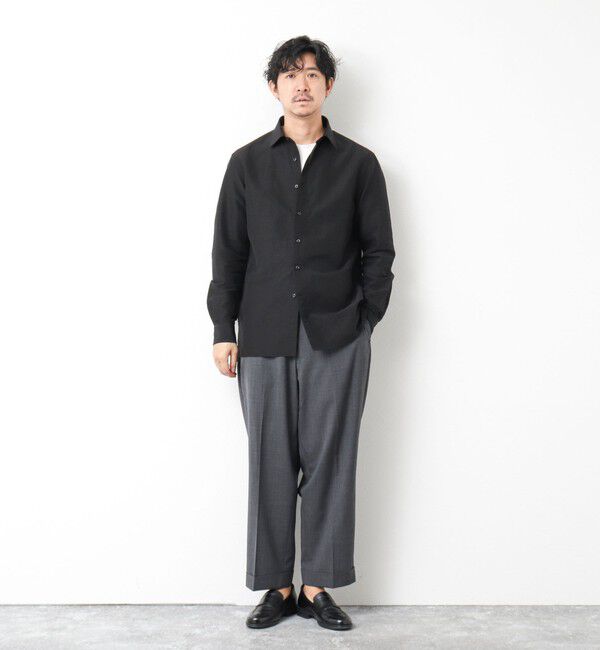 NOLLEY'S goodman「キュプラリネン レギュラーカラーシャツ 25SS」|シャツ・ブラウス|