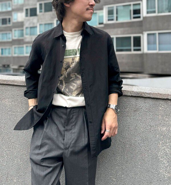 NOLLEY'S goodman「キュプラリネン レギュラーカラーシャツ 25SS」|シャツ・ブラウス|