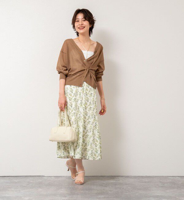 NOLLEY'S sophi「ミモザプリントフレアスカート」|フレア|