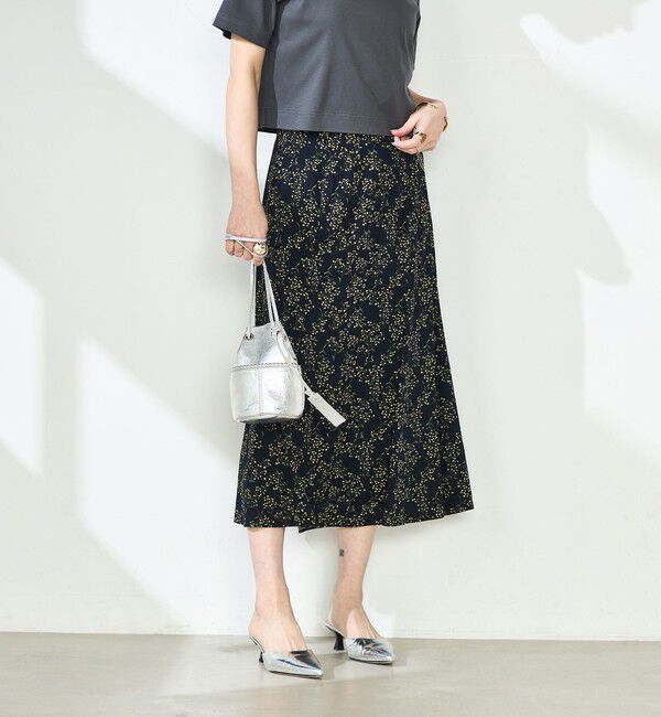 NOLLEY'S sophi「ミモザプリントフレアスカート」|フレア|