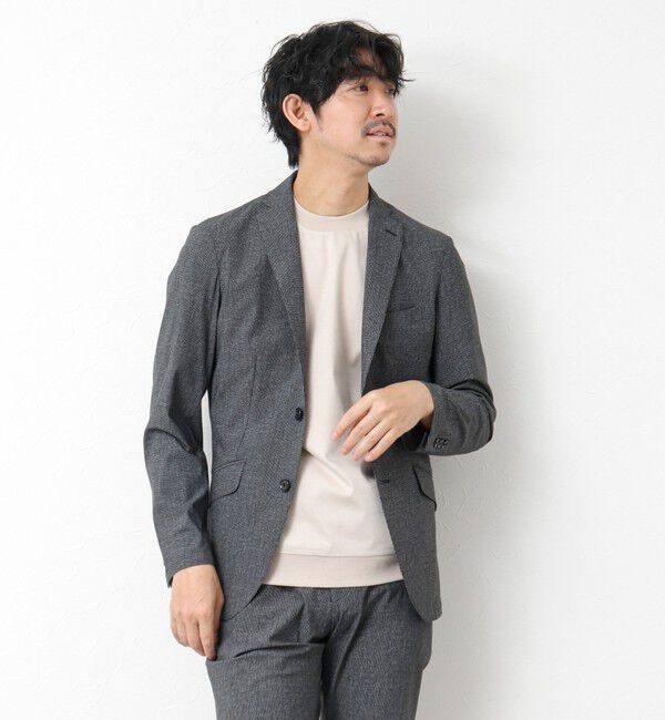 NOLLEY'S goodman「《ビジカジ/セットアップ対応》接触冷感4WAYストレッチジャケット 25SS」|テーラードジャケット|