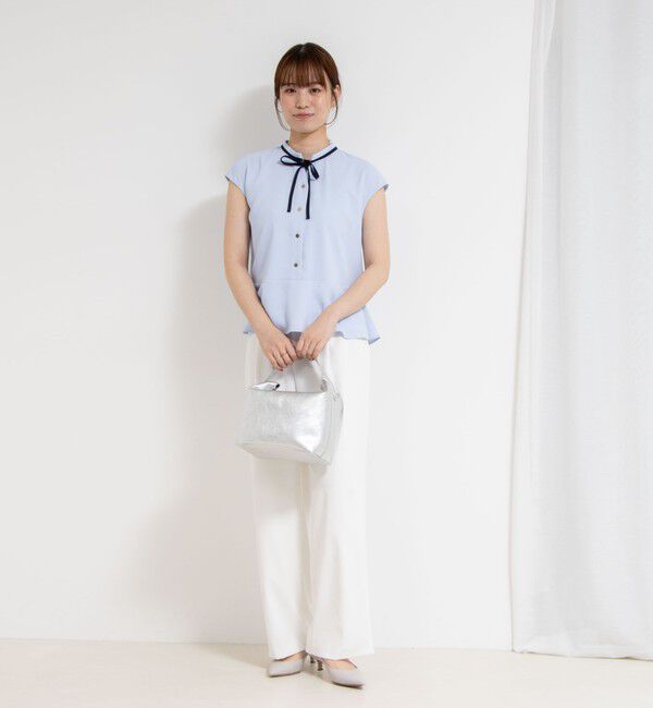 NOLLEY'S sophi「《セットアップ対応》ウォッシャブルツイルイージータックワイドパンツ」|その他|