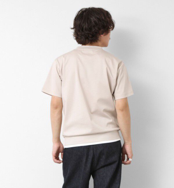 NOLLEY'S goodman「《接触冷感》スーピマコットン ダブルカラーTee 25SS」|Tシャツ・カットソー|