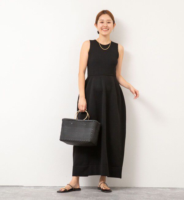 NOLLEY'S「【松葉☆別注アイテム】体形カバー リブニットワンピース」|ワンピース|