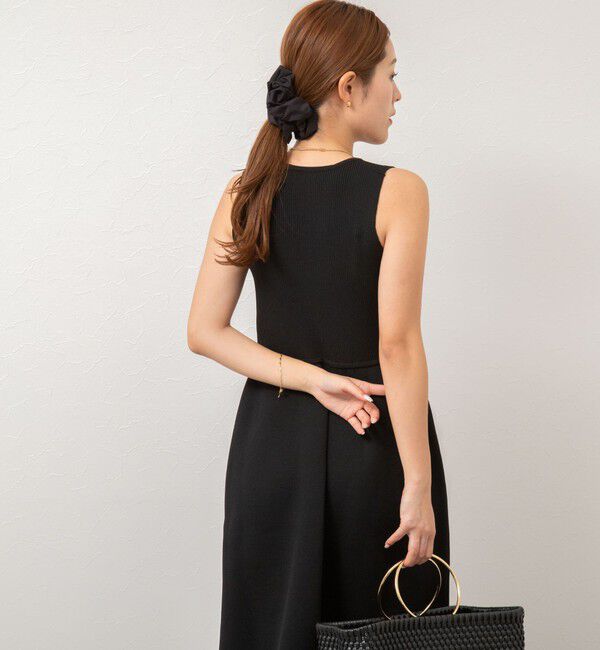 NOLLEY'S「【松葉☆別注アイテム】体形カバー リブニットワンピース」|ワンピース|