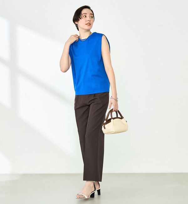 NOLLEY'S「【PR林☆別注カラーあり】ウォッシャブルツイルストレッチ愛されワイドパンツ」|その他|