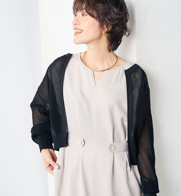 NOLLEY'S sophi「ウォッシャブル麻調タックコクーンワンピース」|ワンピース|