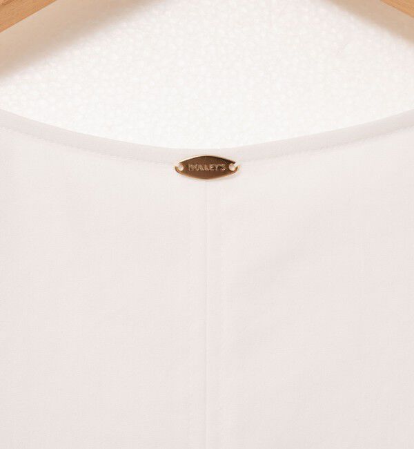 NOLLEY'S「【松葉☆別注アイテム】《セットアップ対応》エアリージョーゼットWカフスブラウス」|シャツ・ブラウス|