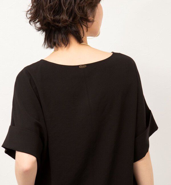 NOLLEY'S「【松葉☆別注アイテム】《セットアップ対応》エアリージョーゼットWカフスブラウス」|シャツ・ブラウス|