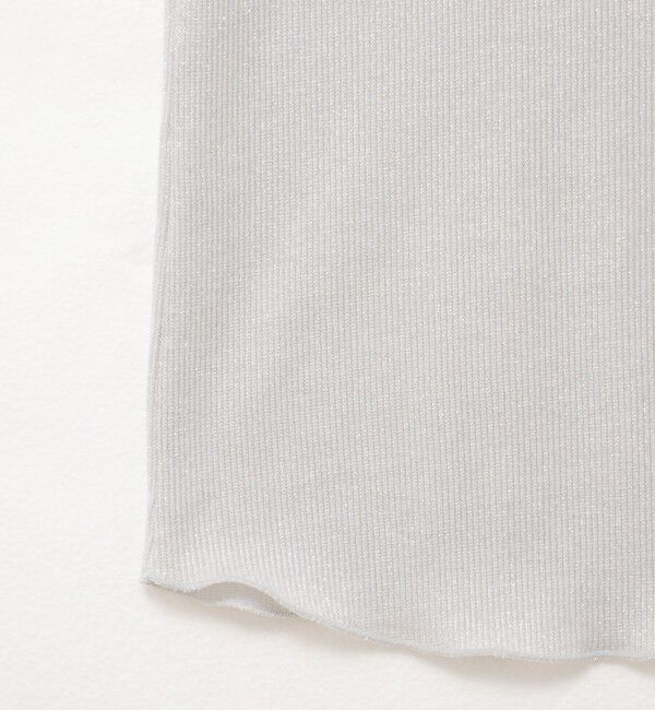 NOLLEY'S「ラメリブタンクトップ」|タンクトップ|