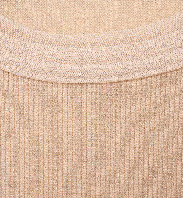 NOLLEY'S「ラメリブタンクトップ」|タンクトップ|