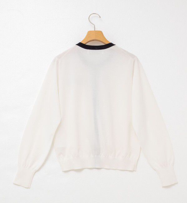 NOLLEY'S sophi「《アンサンブル対応/手洗い可能》綿ポリポケ付きCクルーネックカーディガン」|カーディガン|